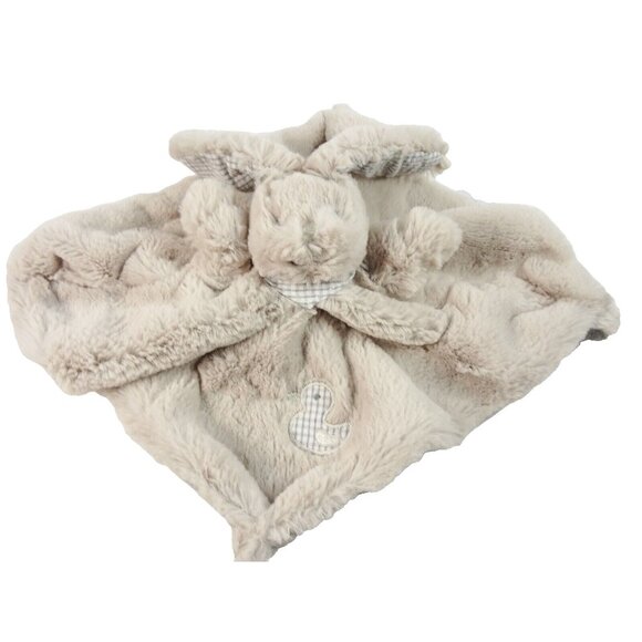 Gingerlilly Australia Bunny Rabbit Lovey Security Blanket Gray Crinkly Ears - Picture 6 of 6